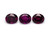 Rhodolite Oval Faceted 9X11 mm 3 Pieces 13.60 Carats GSCRH017