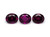 Rhodolite Oval Faceted 9X11 mm 3 Pieces 13.60 Carats GSCRH017