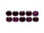 Rhodolite Oval Faceted 9X11 mm 10 Pieces 44.46 Carats GSCRH018