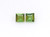 Green Tourmaline Square Faceted 4X4 mm 2 Piece 0.58 Carats GSCTO652