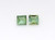 Green Tourmaline Square Faceted 4X4 mm 2 Piece 0.67 Carats GSCTO653