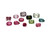 Tourmaline Mix Faceted 6X6 mm 6X8 mm 6X9 mm 7X9 mm 12 Pieces 16.12 Carats GSCTO906