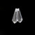 Quartz Drop Faceted 7X18 mm 2 Piece 7.91 Carats GSCQU007 Quartz Drop Faceted 7X18 mm 2 Piece 7.91 Carats GSCQU007