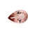 Peach Morganite Pear Faceted 9 x 6 mm 0.84 Carat GSCPEMO014