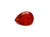 Fire Opal Pear Faceted 12X16 mm 1 Piece 4.75 Carats GSCFO206