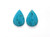 Turquoise Pear Shape Cabochon 12X17 mm 1 Pair 8.45 Carats GSCTU432