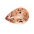 Peach Morganite Pear Faceted  10 x 7 mm 1.51 Carat GSCPEMO070