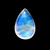 Rainbow Moonstone Pear Cabochon 10 x 14 mm 7.44 Carat GSCRMO025