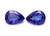 Tanzanite Pear Faceted 8X11 mm AAA+ 2 Piece 4.75 Carats GSCTZ0518