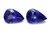 Tanzanite Pear Faceted 9.5X14 mm to 10X14 mm AAA+ 2 Piece 8.94 Carats GSCTZ0523 Tanzanite Pear Faceted 9.5X14 mm to 10X14 mm AAA+ 2 Piece 8.94 Carats GSCTZ0523
