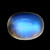 Rainbow Moonstone Oval Cabochon 8 x 11 mm 4.46 Carat GSCRMO049