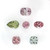 Tourmaline Mix Shape Faceted 5X5- 6X9 mm 6 Piece 5.58 Carats GSCTO1368