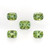 Green Tourmaline Cushion Faceted 6X8- 7X9 mm 5 Piece 4.73 Carats GSCTO1371