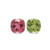 Tourmaline Cushion Faceted  7X7 mm 2 Piece 2.86 Carats GSCTO1374