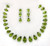Green Tourmaline Pear Faceted 10X17 - 7X10 mm 29 Piece 87.60 Carats GSCTO1392