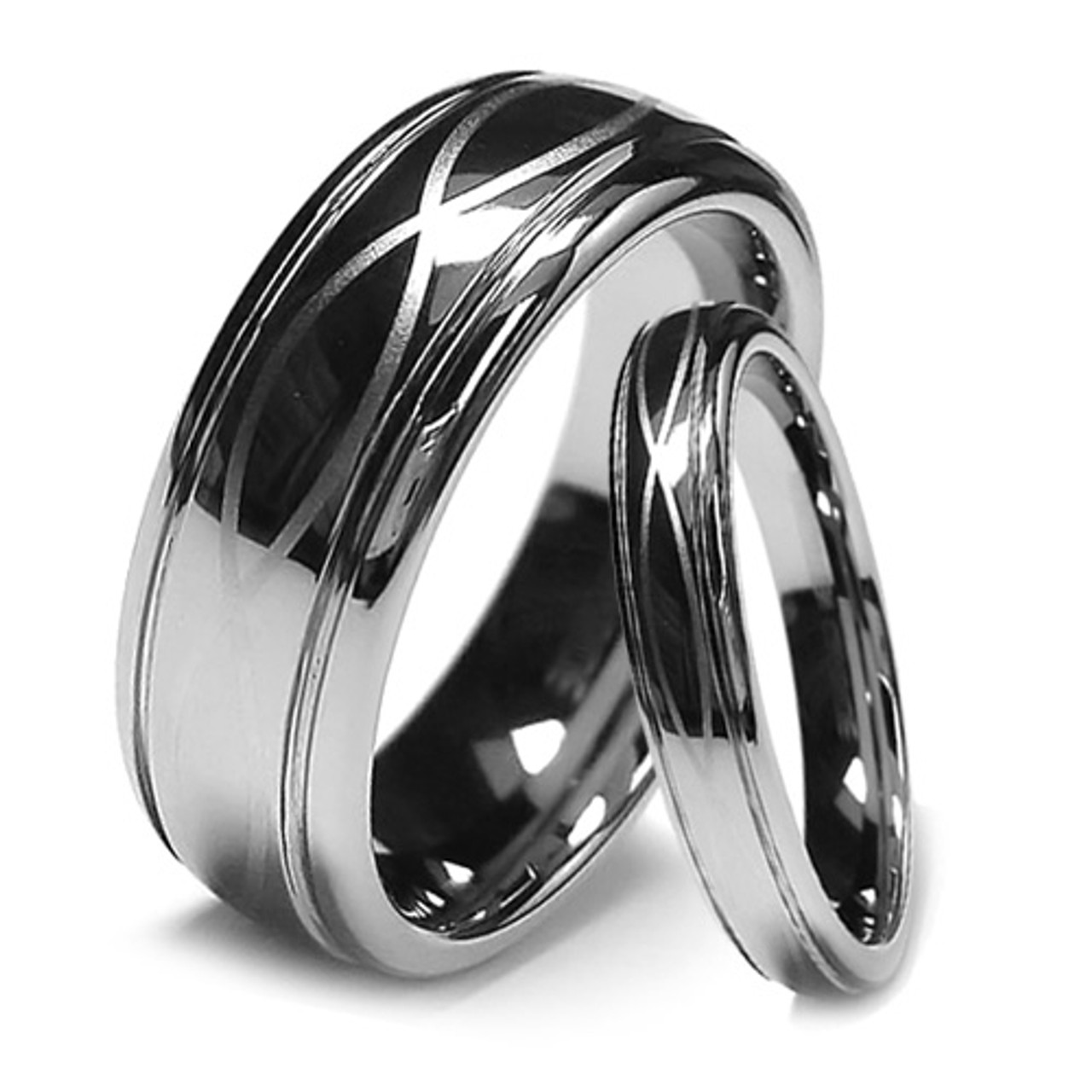 CrazyAss Jewelry Designs infinity ring black silver, viking wedding band,  India | Ubuy