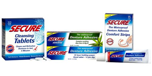 Secure Denture Adhesive Cushion Strips