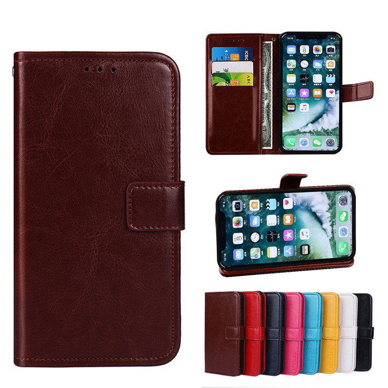 Folio Case For iPhone Xs X Leather Case Cover Skin Apple iPhoneX