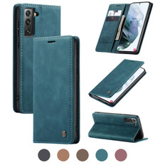 CaseMe Samsung Galaxy S21 5G 4G Classic Folio PU Leather Case Cover