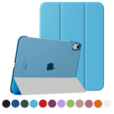 iPad 10.9 2022 10th Gen Tri-Fold Smart Cover Semi-Clear Back Case Apple iPad10