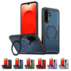 Shockproof Samsung Galaxy A26 5G MagSafe Wireless Charging 360 Rotate Ring Stand Case Cover A266