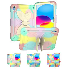 Shockproof iPad 10.9" 2022 10th Gen Kids Apple Colourful Case Cover Butterfly Stand