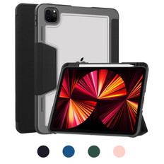 Shockproof iPad Pro 11" M5 2025 Tri-Fold Case Cover Apple Pencil Slot Kids 6th Gen Shockproof iPad Pro 11" M5 2025 Tri-Fold Case Cover Apple Pencil Slot Kids 6th Gen