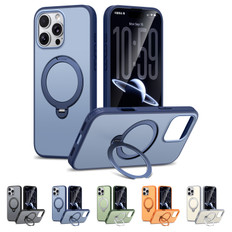 Shockproof iPhone 16 Pro MagSafe Wireless Charging 360 Rotate Stand Case Cover Colour Ring Apple 16Pro