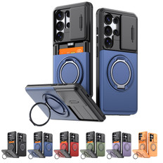 Shockproof Samsung Galaxy S26 Ultra 5G Card Holder 360 Rotate Stand Case Cover S948