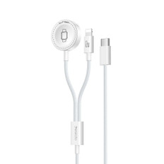 YESIDO 2-in-1 USB-C Charging Cable for Apple Watch & Lightning Devices DS34