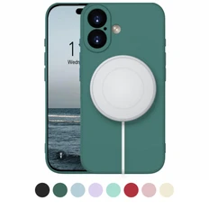 iPhone 17 MagSafe Liquid Silicone Case Wireless Charging Cover Apple iPhone17