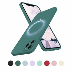 iPhone 11 Pro MagSafe Liquid Silicone Case Wireless Charging Cover Apple 11Pro