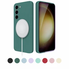 Samsung Galaxy S24 5G MagSafe Liquid Silicone Case Wireless Charging Cover S921