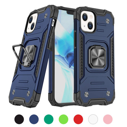 Shockproof iPhone 14 Heavy Duty Case Cover Tough Apple Ring Holder
