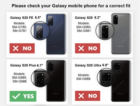 Specification Galaxy S20 Plus Cover Galaxy S20+ Samsung Galaxy S20