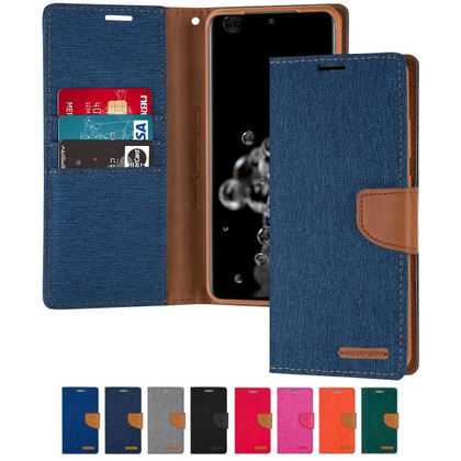 Goospery Samsung Galaxy S23+ Plus 5G Fabric Wallet Case Cover S916