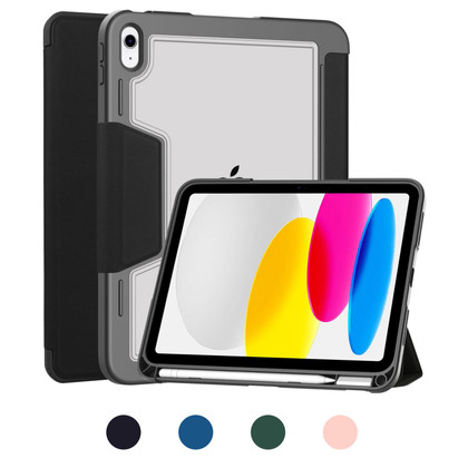 Shockproof iPad 10.9" 10th Gen 2022 Tri-Fold Case Cover Apple Pencil Slot Kids