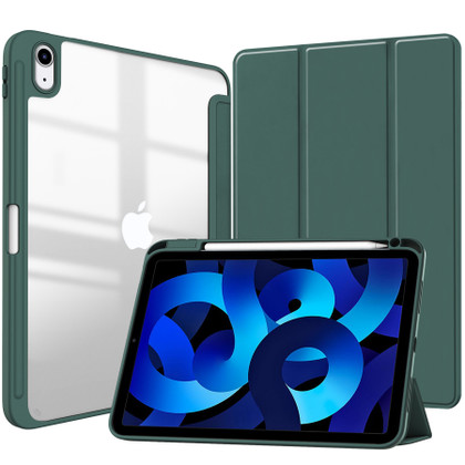 iPad (A16) 11-inch 2025 Case Cover Clear Back Pencil Holder Apple