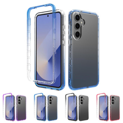 Samsung Galaxy A16 5G 2-in-1 Shockproof Clear Gradient Case Bumper Cover A166