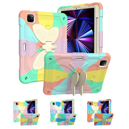 Shockproof iPad Air 5 10.9" 2022 Kids Apple Colourful Case Cover Butterfly Stand Air5