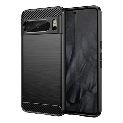 Slim Google Pixel 10 Pro 5G Shockproof Soft Carbon Case Cover Skin