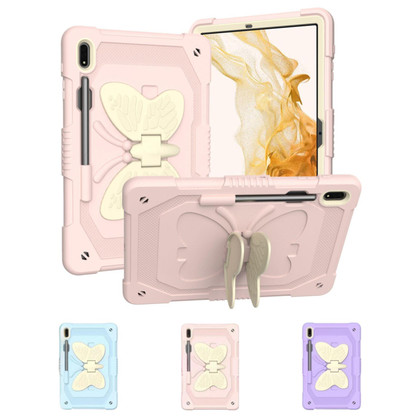 Shockproof Samsung Galaxy Tab S10 Lite 10.9" Kids Apple Case Cover Butterfly Stand S10Lite X400 X406 X406B