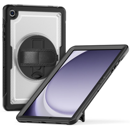 Shockproof Samsung Galaxy Tab A11+ Plus 11" Clear Back Rotate Hand Strap Case Cover X230 X236
