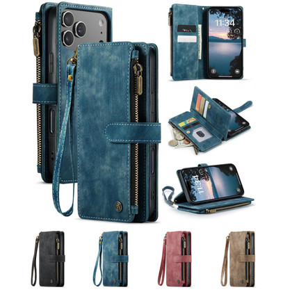 CaseMe Shockproof iPhone 17 Pro Wallet Case Cover Multi. Card Slots Apple 17Pro