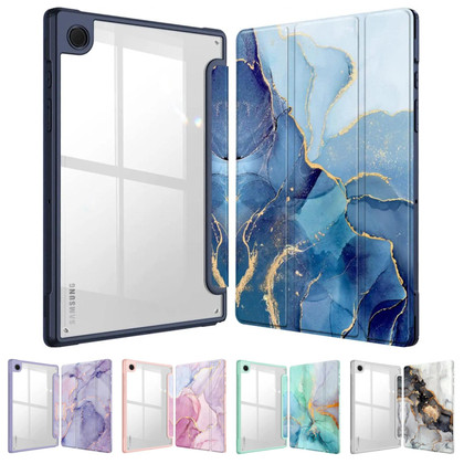 Samsung Galaxy Tab A11+ Plus 11" Case Cover Clear Back Marble X230 X236