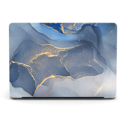 MacBook Pro 14-inch M5 / M5 Max 2026 Hard Case Cover Apple A3426/A3427 Marble Grey+Blue