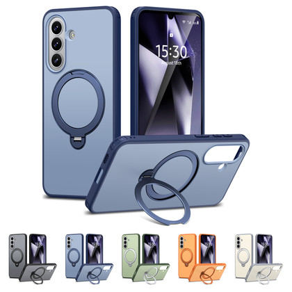 Shockproof Samsung Galaxy A17 4G 360 Rotate Stand Case Cover Colour Ring A175