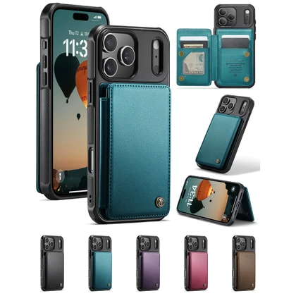 CaseMe Shockproof iPhone 18 Pro Wallet Case Cover Back Flip Apple 18Pro