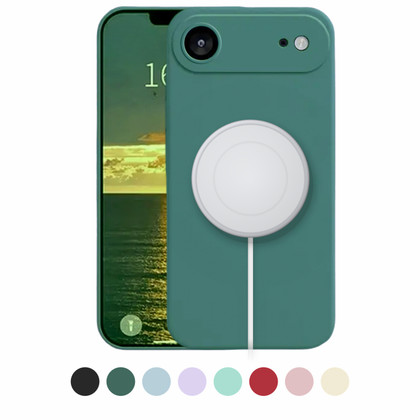 iPhone 17 Air MagSafe Liquid Silicone Case Wireless Charging Cover Apple 17Air