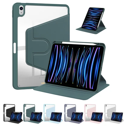 iPad Pro 12.9" (6th Gen) 2022 360 Rotate Book Case Cover Pencil Holder Apple